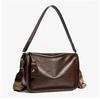 Chic Retro Minimalist Shoulder & Crossbody Bag: Stylish, Solid Color Handbag