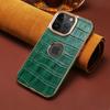 Leather Crocodile Pattern Apple 15promax Phone Case Suitable for IPhone14 Business 13 Anti-drop 12 Leather Case