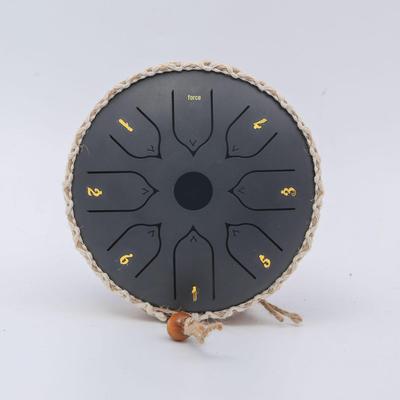 6-inch 8-note Steel Hand Drum for Children - Ethereal Percussion Instrument with Lotus Design