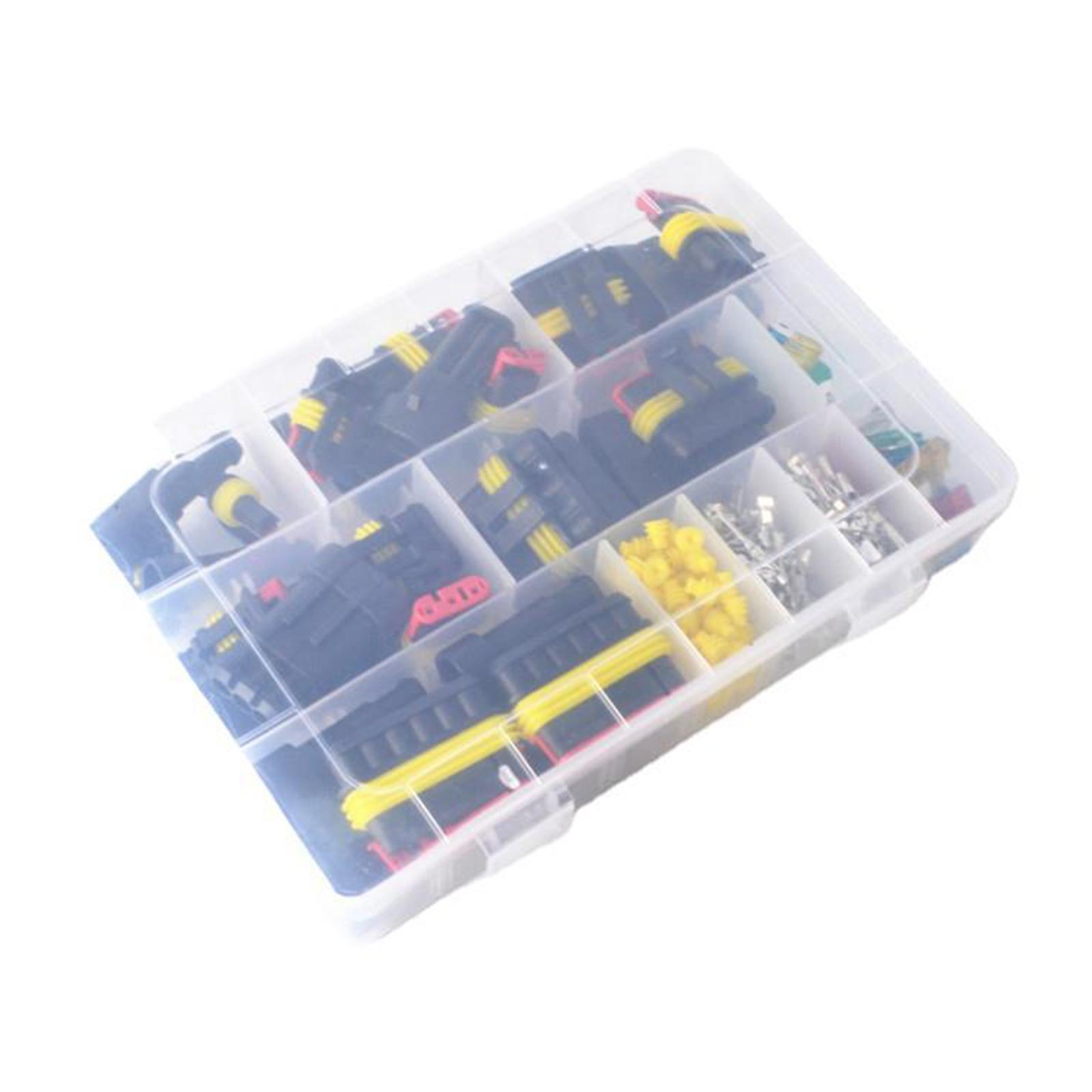 

240 шт. соединители проводов, 1/2/3/4/5/6-контактные водонепроницаемые разъемы проводов «папа» и «мама», автомобильные электрические разъемы