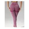 Washed Knitted Seamless Yoga Pants With High Waist, Hip Lifting, Matte Yoga For Slimming, Sports Running, Fitness Pants For Women