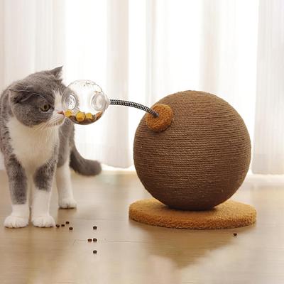 Arbre à Griffer pour Chat Poteau à Gratter pour Chats Cadre d'Escalade Intégré Jouet à Gratter pour Jeu Entraînement Chambre Intérieur Extérieur