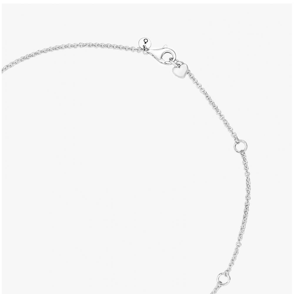 Pandora 392666c01 Moment Sparkling Infinity Heart Silver Necklace