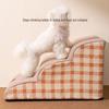 Pet Bedside Stairs for Small Dogs and Cats - Removable & Washable Steps
