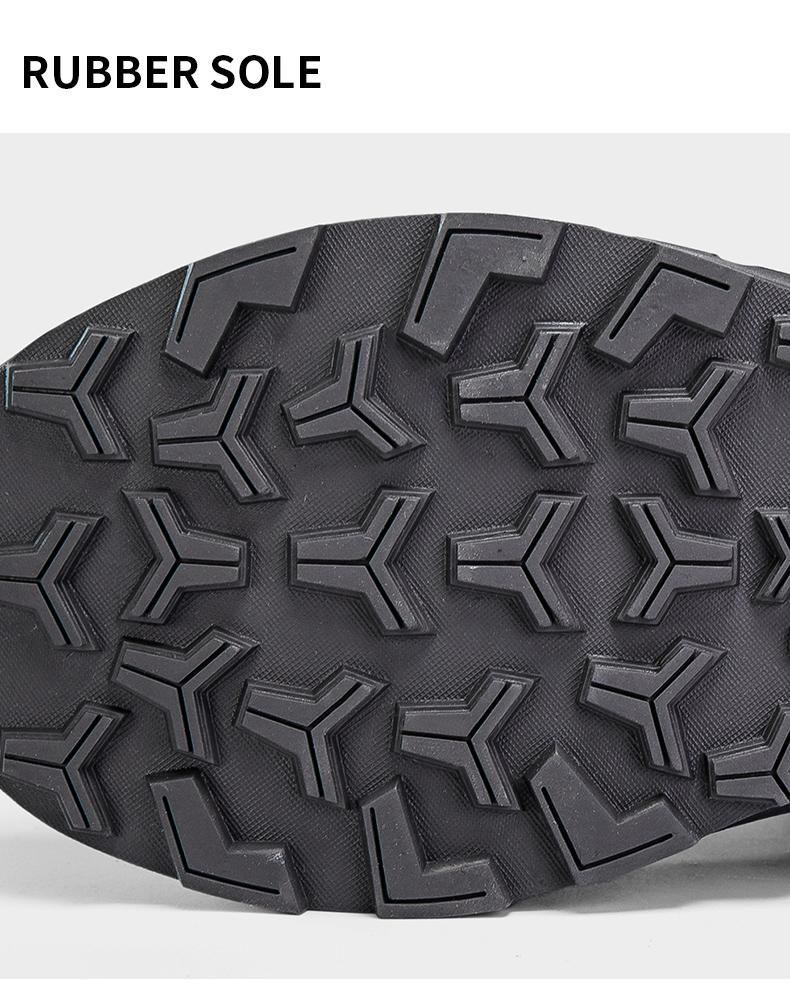 Męskie buty trekkingowe Nowe buty na platformie Outdoorowe taktyczne sneakersy Botki