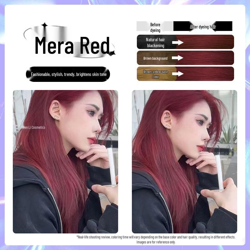 

Фарба для волосся Лічі Браун - Рослинний крем для домашнього використання, підходить для чоловіків та жінок, популярний колір 2026 року. 3 boxes, includes dye tools + 3 hair masks