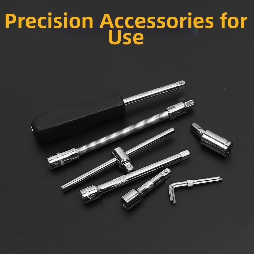 Rust Prevention Car Maintenance Toolbox Universal Joint Ratchet Wrench Suit DIY Projects