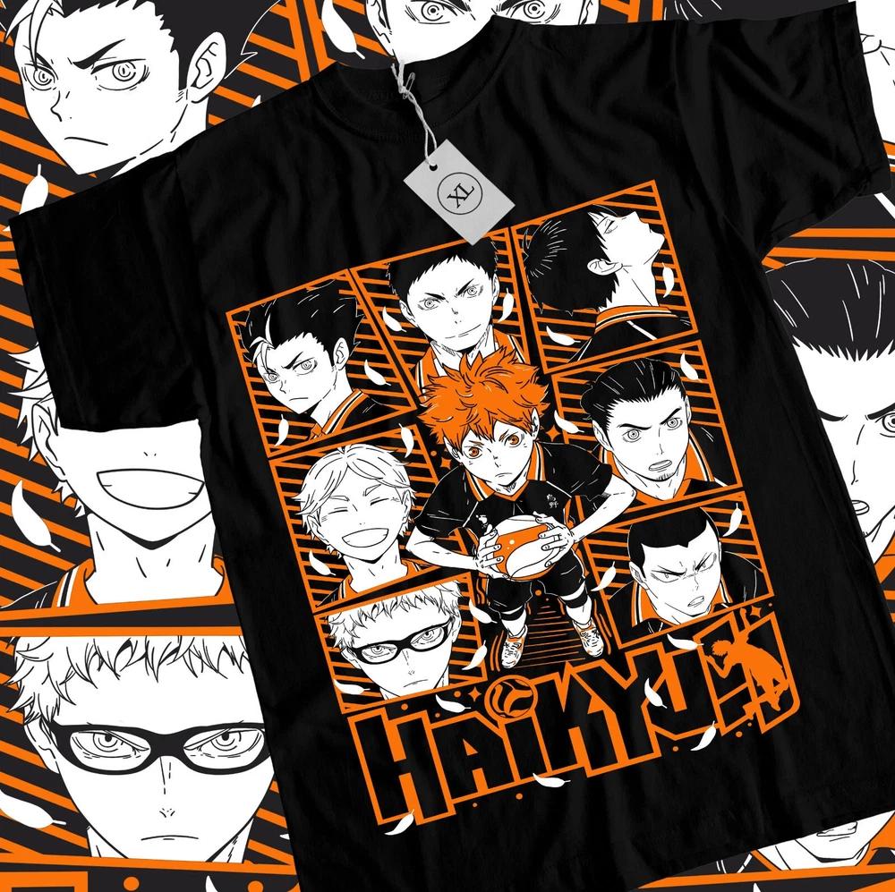 Haikyuu Tshirt Volleyball Kuroo Tetsurou Kozume Kenma Anime Shirt All Size S