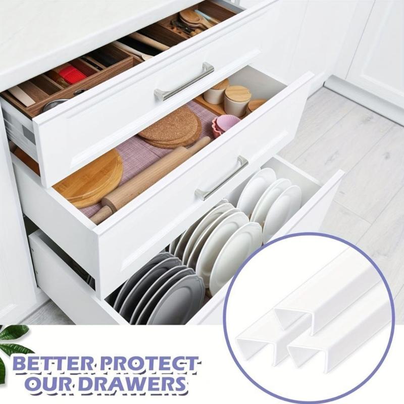 Strong Clear PVC Edges Guard 45cm Adjustable Length Customizable Protector for Cabinet Corner Child Proof Protect