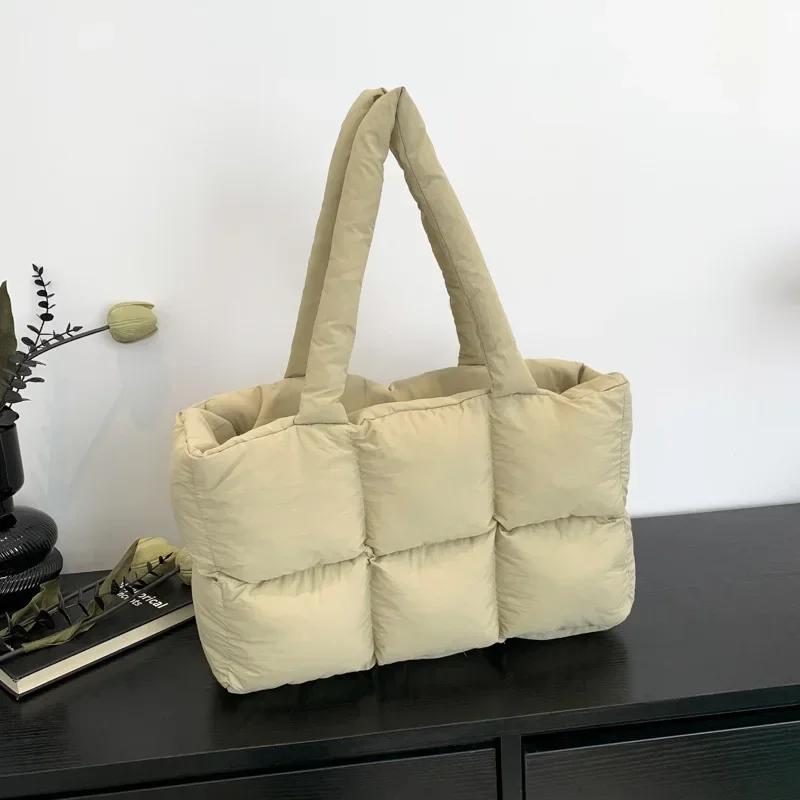 Underarm Women Bags Versatile Women Shoulder Bag Down Cott Jacket Bag Fashiable Hand-held Women Tote Bag Designer Bags Sac