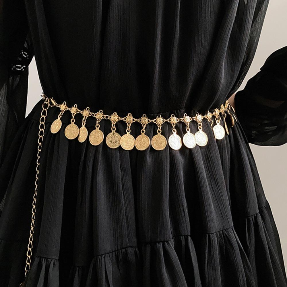 Tassels Coin Belly Chain Retro Body Jewelry Fashion Waist Chains  for Women