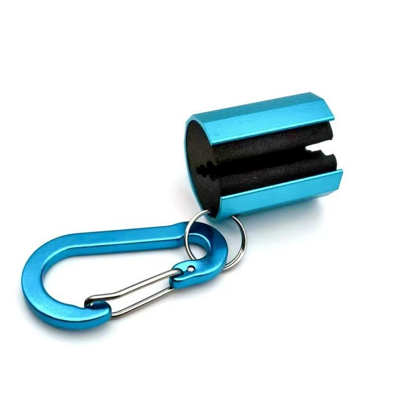 Fishing Rod Holder Portable Aluminum Alloy BFS Lure Tackle Perfect Gift for Fishing Enthusiasts Anglers blue