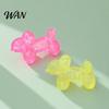 Kids Stress Relief Toy Glitter Balloon Dog Squeeze Toy, Transparent Sensory Soft Stretchy Animal Shape Fidget for Home Office Classroom