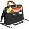 Car Handbag Holder Between Seat Durable Leather Seat Back Organizer Pet & Kids Driver Storage Netting Pouch Driver Storage Netting Pouch (Upgraded