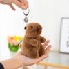 Marmota Key Plush Chain Pendant With Sound For Backpack Decoration And Idea Gift