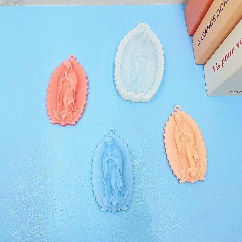 1PC Little Angel Silicone Mould Virgin Angel Keychain Silicone Mould Mobile Phone Pendant Jewelry Key Accessories Mould