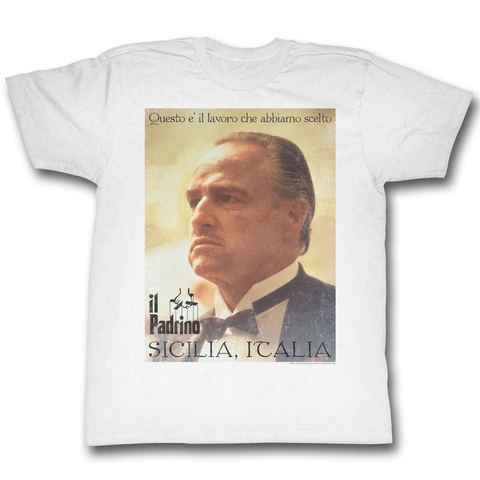 Godfather Poster White Adult T-Shirt S