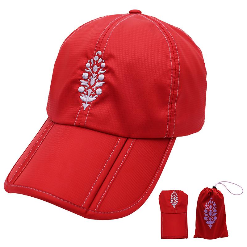 Hat men's quick-drying foldable sun hat outdoor sunscreen shading cap can be stored spring and summer new models