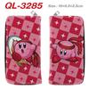 Kirby Zip Long Wallet Anime Clutch Coin Purse Storage Bag Pink 1pcs