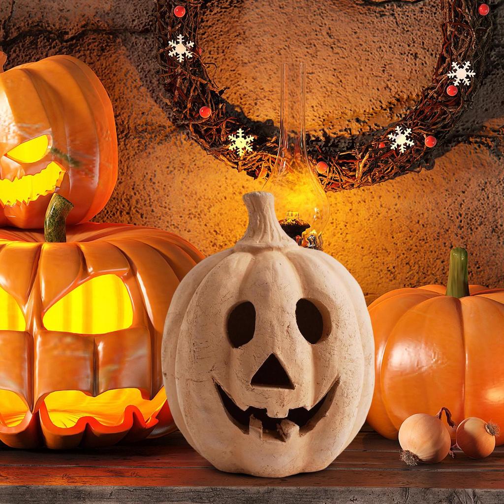 Halloween Decorations Halloween Pumpkin Lantern Light Up Pumpkin Decorations Home Props Party Supplies For Home Porch Decor