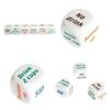 3Pcs New Funny Drinking Sip Dice Roll Decider Die Game Party Bar Club Pub Gift Toy Suitable Household Decoration Supplies