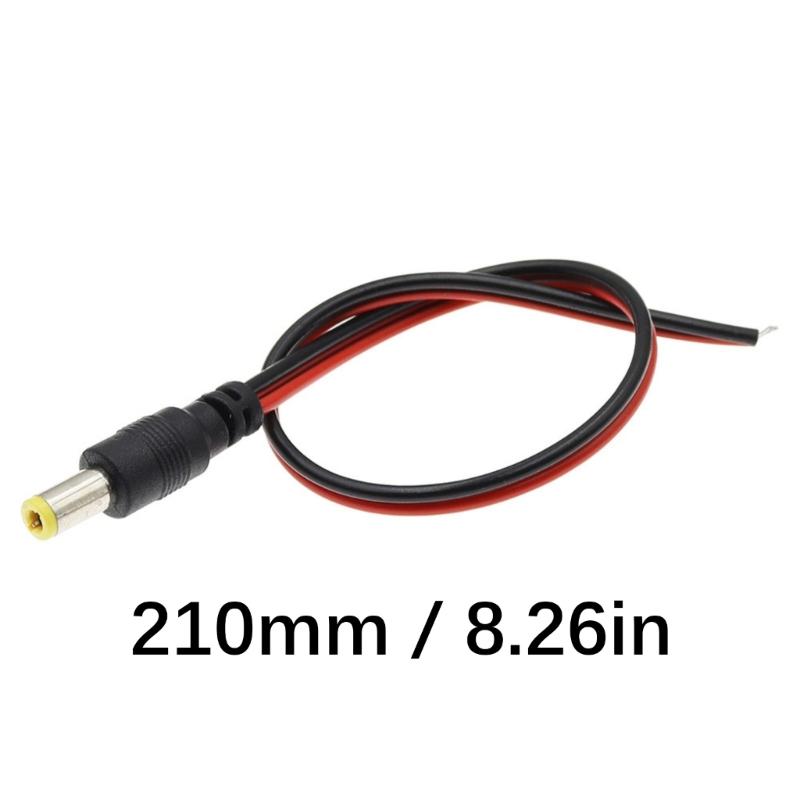 5.5x2.1mm Connector Wire Easy Polarity Identification Secure CCTV Camera System Use