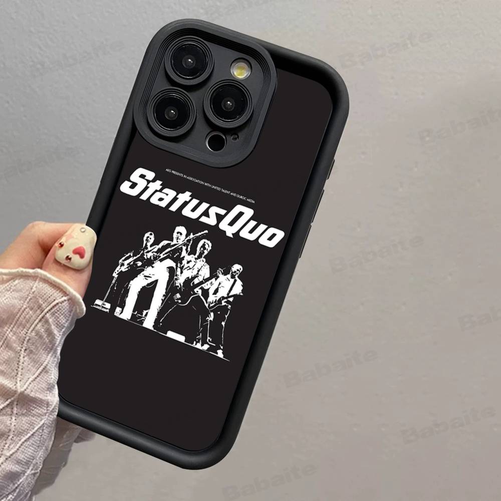 S-STATUS QUO Handyhülle Für IPhone 17 16 15 13 11 12 14 Pro Max Plus Silikon Hülle Schale