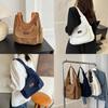 Large Capacity Canvas Tote Bag Street Fashion Casual Simple Style
