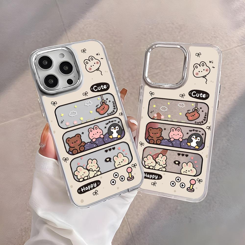 Transparent Phone Case for iPhone 11 12 13 iPhone 13 14 15 Pro 15 16 Pro Max Samsung A15 A16 A25 A26 A55 A56 S25 S24 S22 S23 Ultra S25 Edge