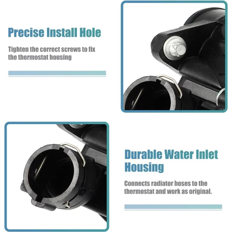 Car Engine Coolant Thermostat Housing Temperature Regulation Climate Control Suitable for 2742000615 1078212 21200HG00C