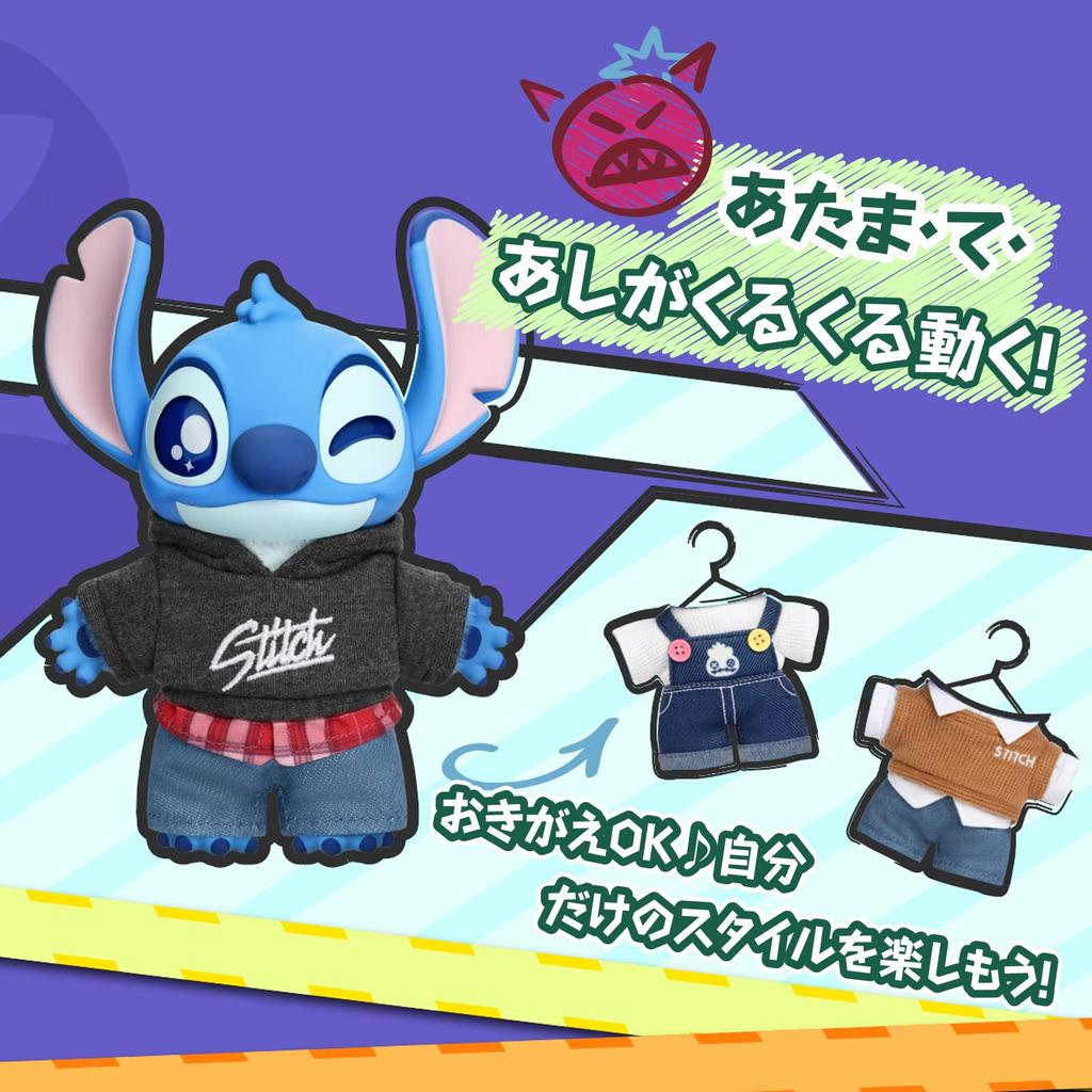 TOP TOY Disney Stitch Show Series Gachapon Blind Box Figure Soft Vinyl PVC Premium Toy Birthday Gift for Stitch Character Collectors Dress-Up [1
