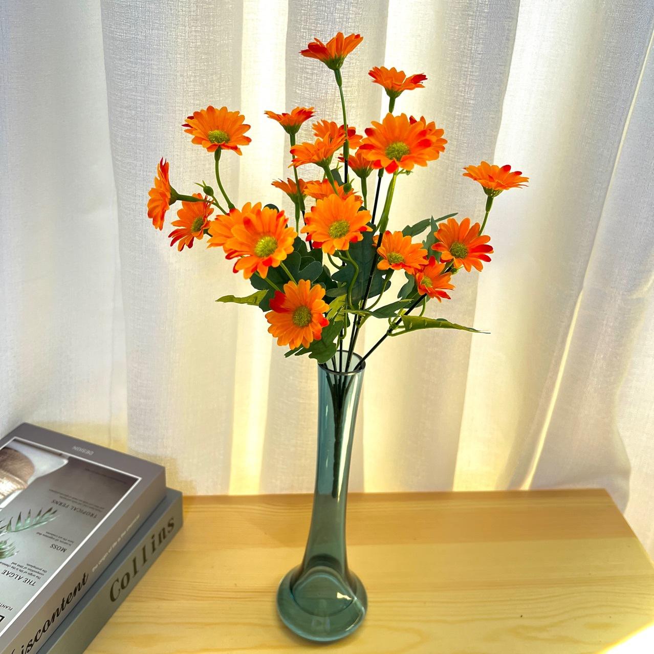 

21 Головка Подсолнухов Маленькие Маргаритки Букеты Ромашки Свадебные Декоративные Материалы Украшение Дома Сделай Сам Искусственные Цветы