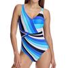 Women's V-neck Swimsuit with Cups W251076