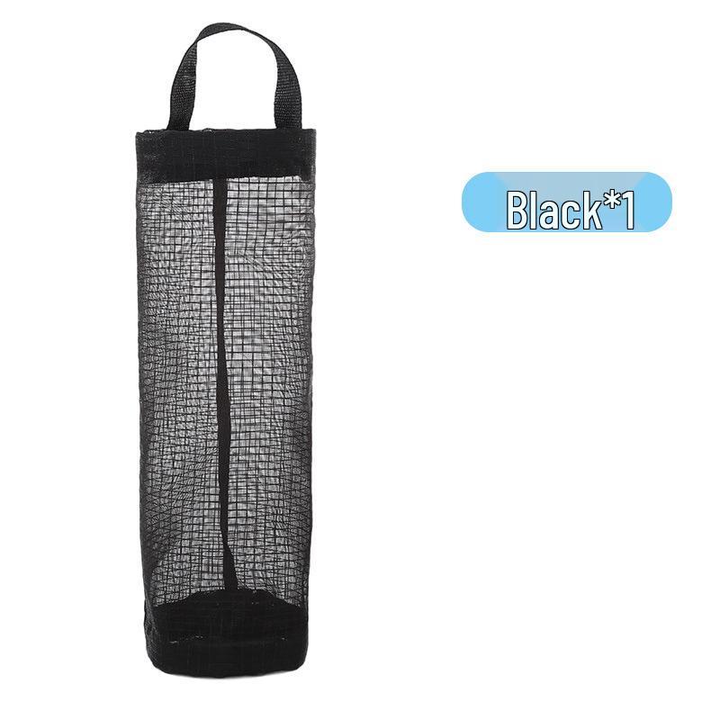 

Настенный органайзер для пластиковых пакетов и держатель для бахил No Hook чёрный