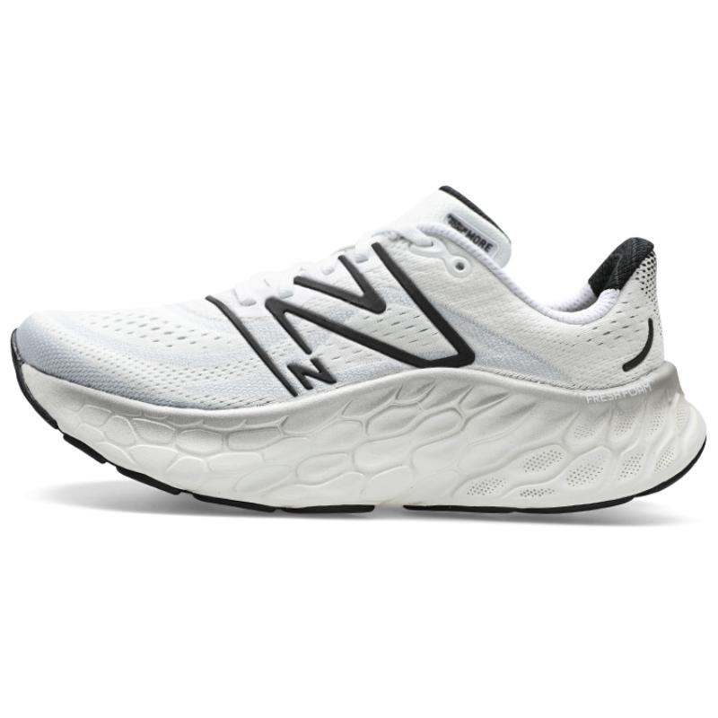New Balance Fresh Foam X More V4 White Black Metallic Sneakers MMORCW4 41.5
