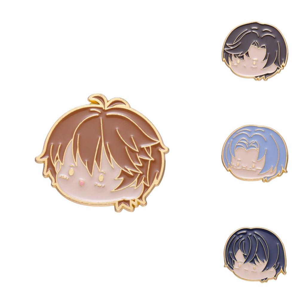 Anime Stylish Character Brooch Unique Metal Enamel Pin Trendy Fashion Accessory For Everyone