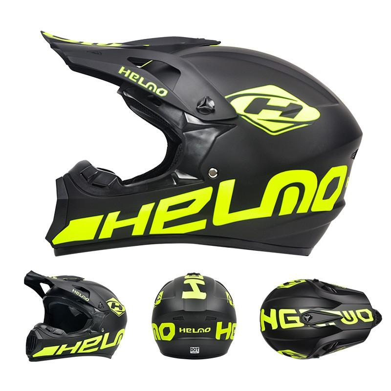 Full Face Motorcycle Helmet Off-Road ATV Dirt Bike Mountain Downhill Karting Safety Protection