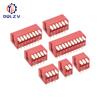 Schiebeschalter Modul 1 2 3 4 5 6 8 10 Pins 2,54 mm Position Weg DIP Raster Kippschalter Blau Schnappschalter Schieberegler