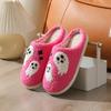 New Winter Home Indoor Halloween Slippers, Ghost Cartoon Dog Cotton Slippers Household