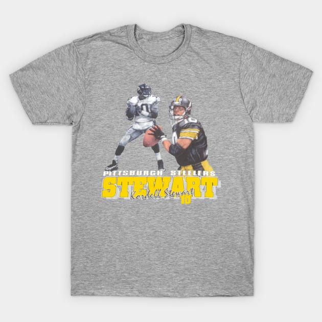

Unisex Fashion TShirt Vintage 90S Pittsburgh Steelers Kordell Stewart Print TShirt Plus Size S-5XL T-Shirt 100%Cotton Tops O Neck Short Sleeve Tees S сірий колір