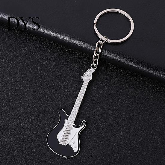 Key Holder Guitar Keychain Portable Multipurpose Multi-colors Gifts Heavy Duty Backpack Ornament Chain Metal Climbing Bag Bass Ring Pendant