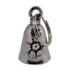 [Guardian Bell USA] MADE IN USA BILLET Bullet Biker Amulet Keychain Traffic Safety Bell Amulet; AMGB-158