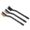 3 Pcs Cleaning Brush 3D Printer Dust Rust Cleaning Brass Steel Nylon Brush for Nozzle Hot Bed