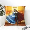 Pillow Case Cotton Linen Fabric Square Zipper Pillowcase Home Decorative Living Room Comic Light Novel 7-7Th Time Loop 4