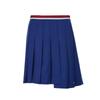 PIGC Women'S Velvet Line Pleated Skirt Culottes Blue (Lfcq40343)