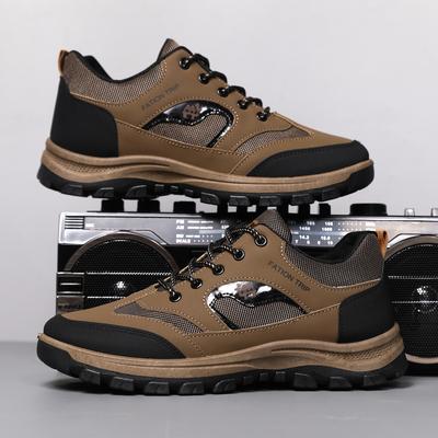 Hiking Men's Casual Shoes Outdoor Male Hiking Shoes Comfortable Wear-resistant Men's Sneakers Winter Warm Men Thick-soled Shoes