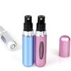8/5ml Perfume Atomizer Portable Liquid Container For Cosmetics Traveling Mini Aluminum Spray Alcochol Empty Refillable Bottle