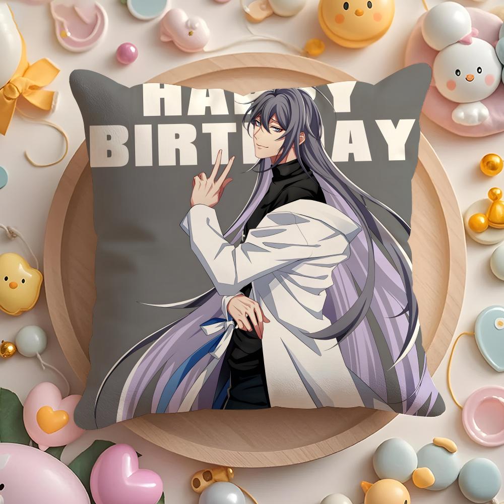 H-Hypnosis Mic cartoon Cushion Cover Home & Car Multi-Scene Pillow Cover - Reversible, Soft & Durable for Daily Use