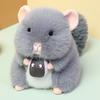Plush Hamster Cartoon Toy Cute Animal Doll Room Decoration Children Gift Holiday