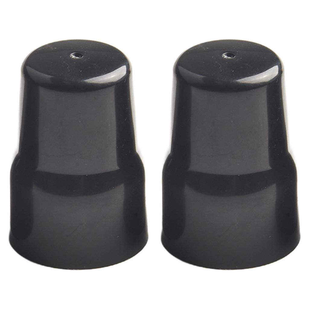 2/4pcs Radiator Valve Cap Black Plastic Radiator Cap Household Radiator Valves Replacement Accessories 25x36x20mm